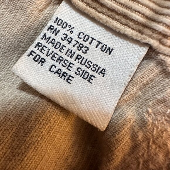 Vtg Lee Dungarees Corduroy Pants Men‎ 38 x 32 tan khaki Loose Straight baggy Y2K - Picture 6 of 7